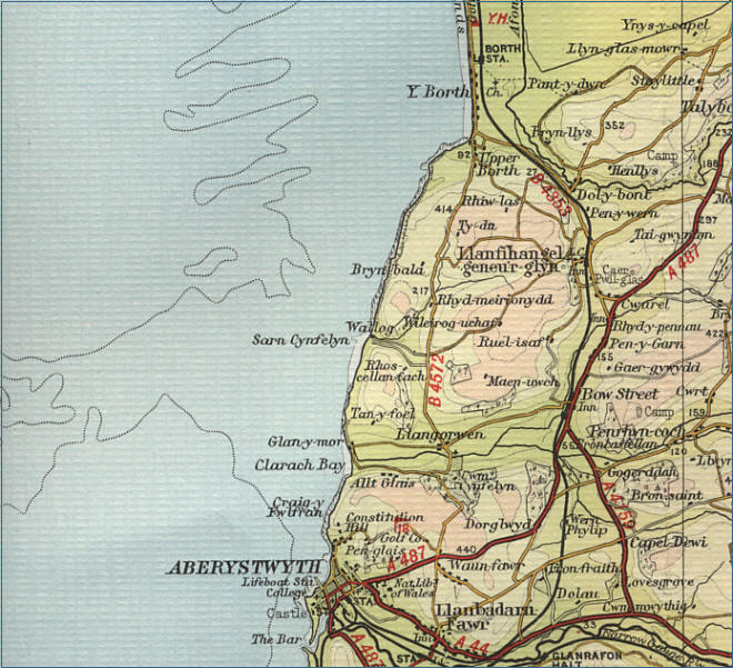 Aberystwyth Map