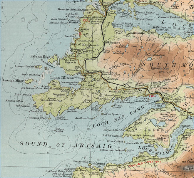 Arisaig Map