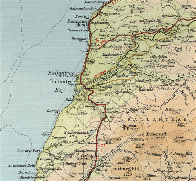 Ballantrae Map