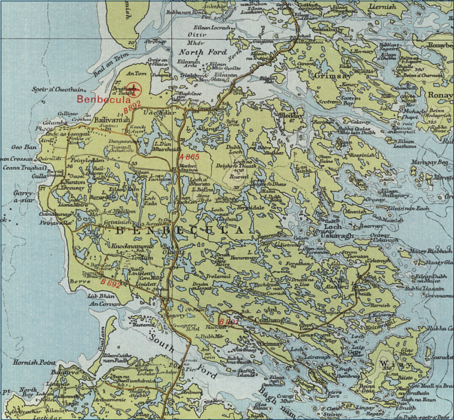 Benbecula Map