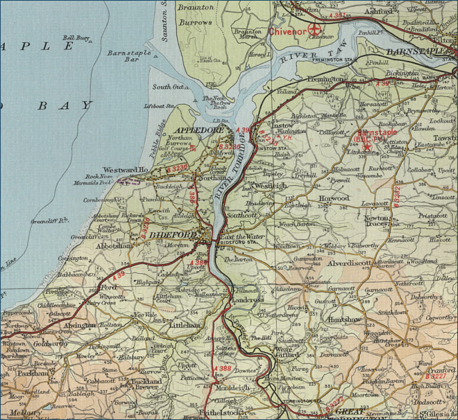 Bideford Map