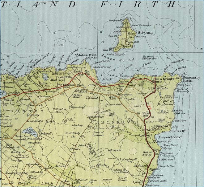 Caithness Map