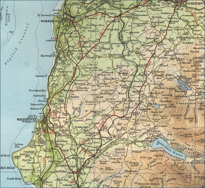 Cumbria Map