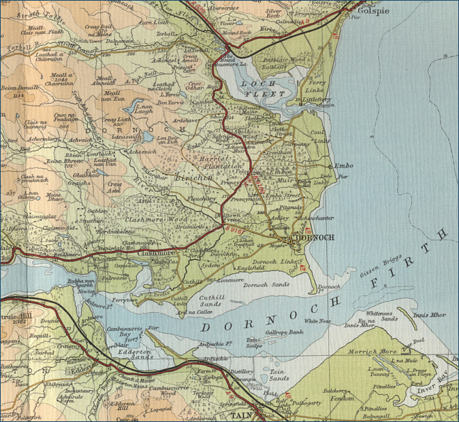 Dornoch Firth Map