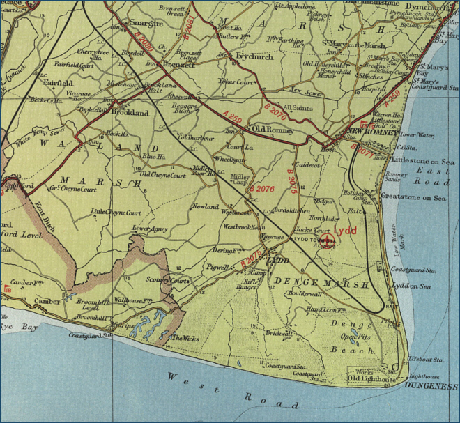 Dungeness Map