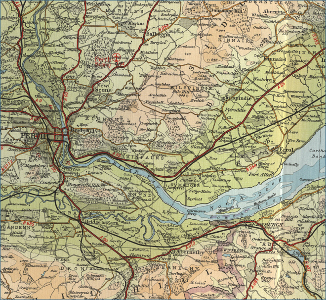 Firth of Tay Map