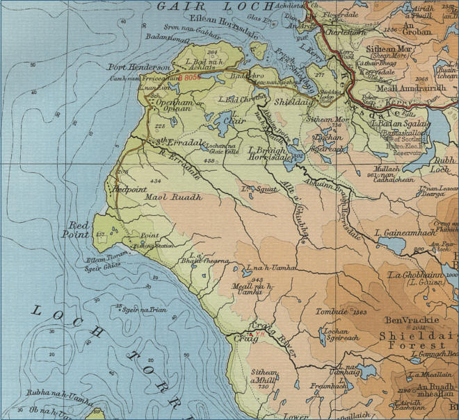 Gairloch Map