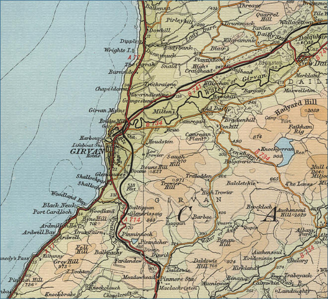 Girvan Map