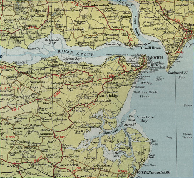Harwich Map