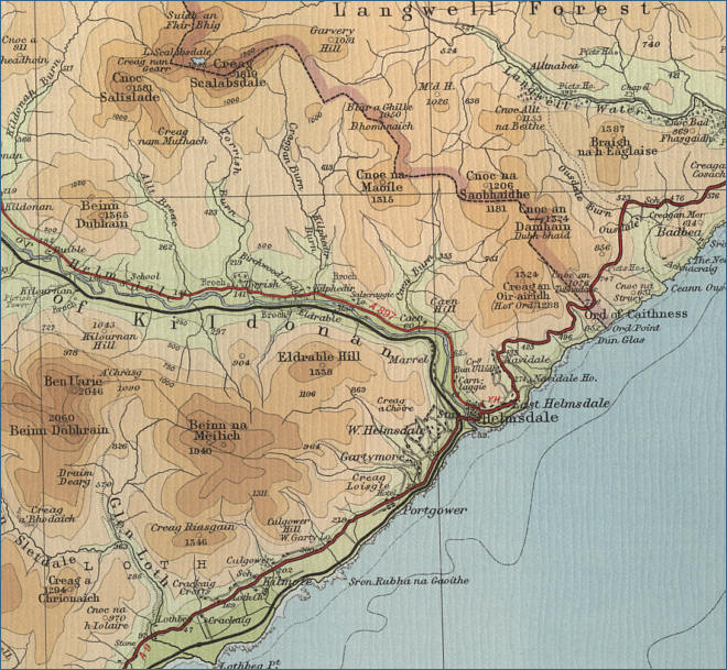 Helmsdale Map