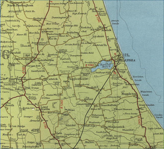Hornsea Map