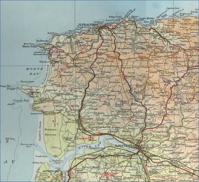 Ilfracombe Map