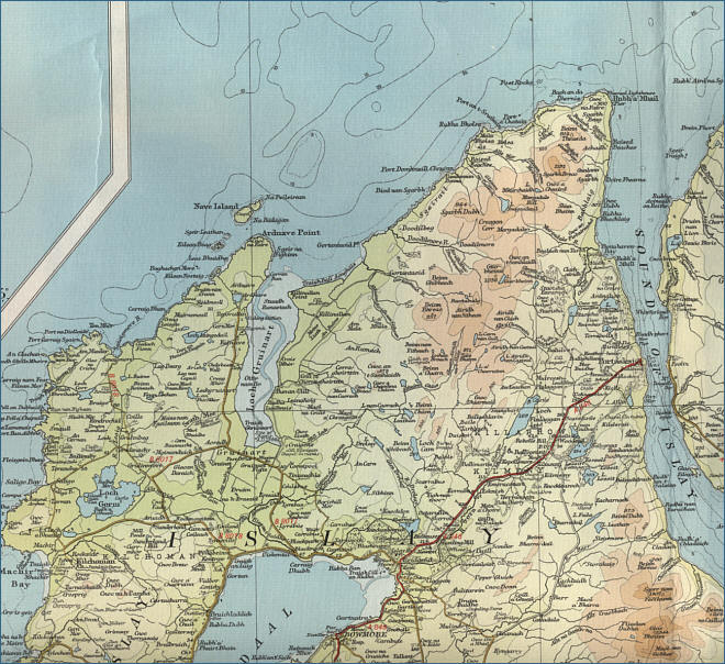 Islay North Map 