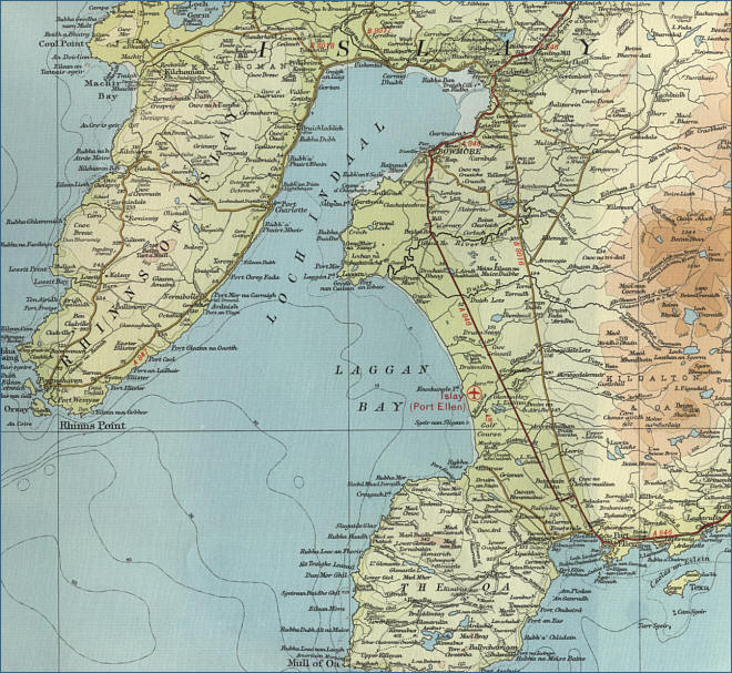 South Islay Map