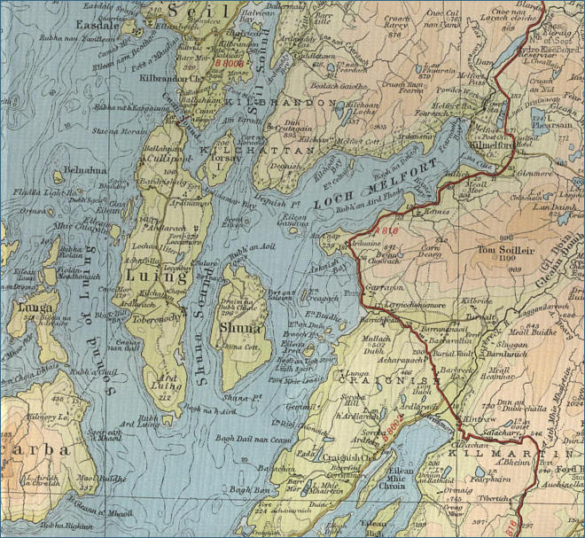 Kilmartin Map