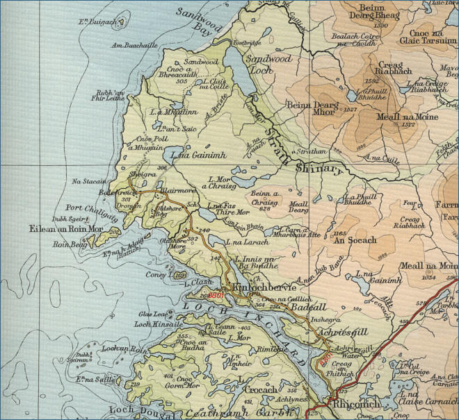 Kinlochbervie Map