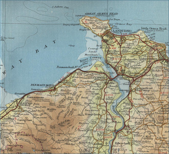 llandudno Map