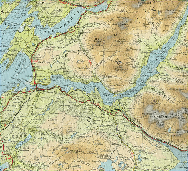 Loch Etive Map