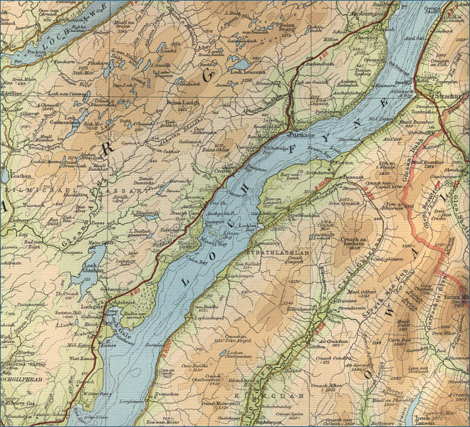 Loch Fyne Map