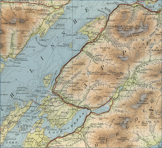 Loch Linnhe Map