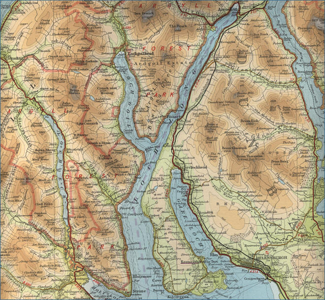 Loch Long Map
