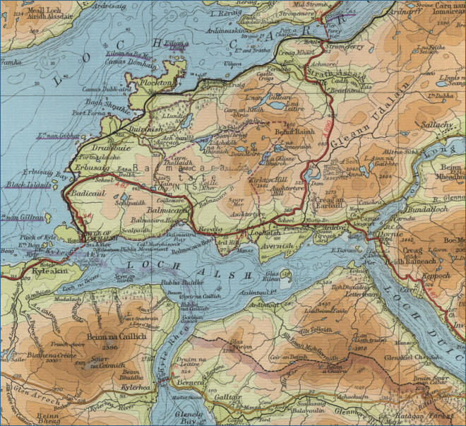 Lochalsh Map