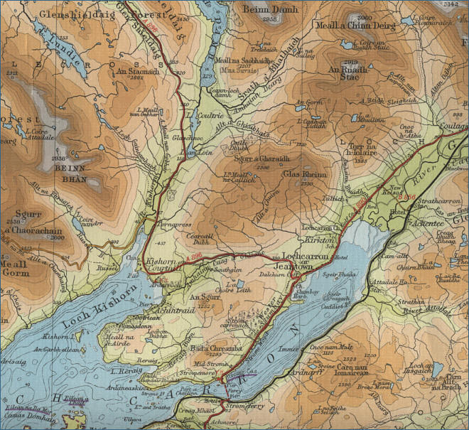 Lochcarron Map