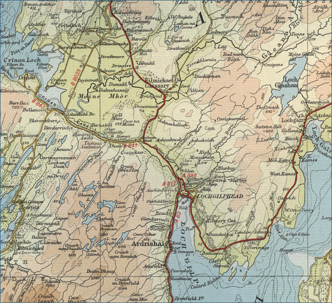 Lochgilphead Map