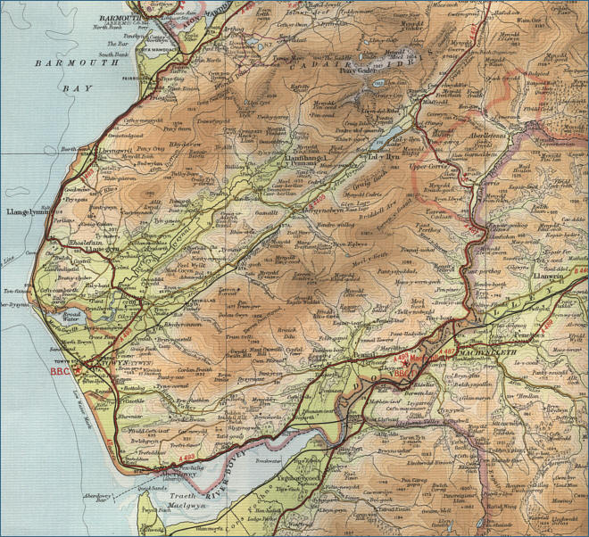 Machynlleth Map