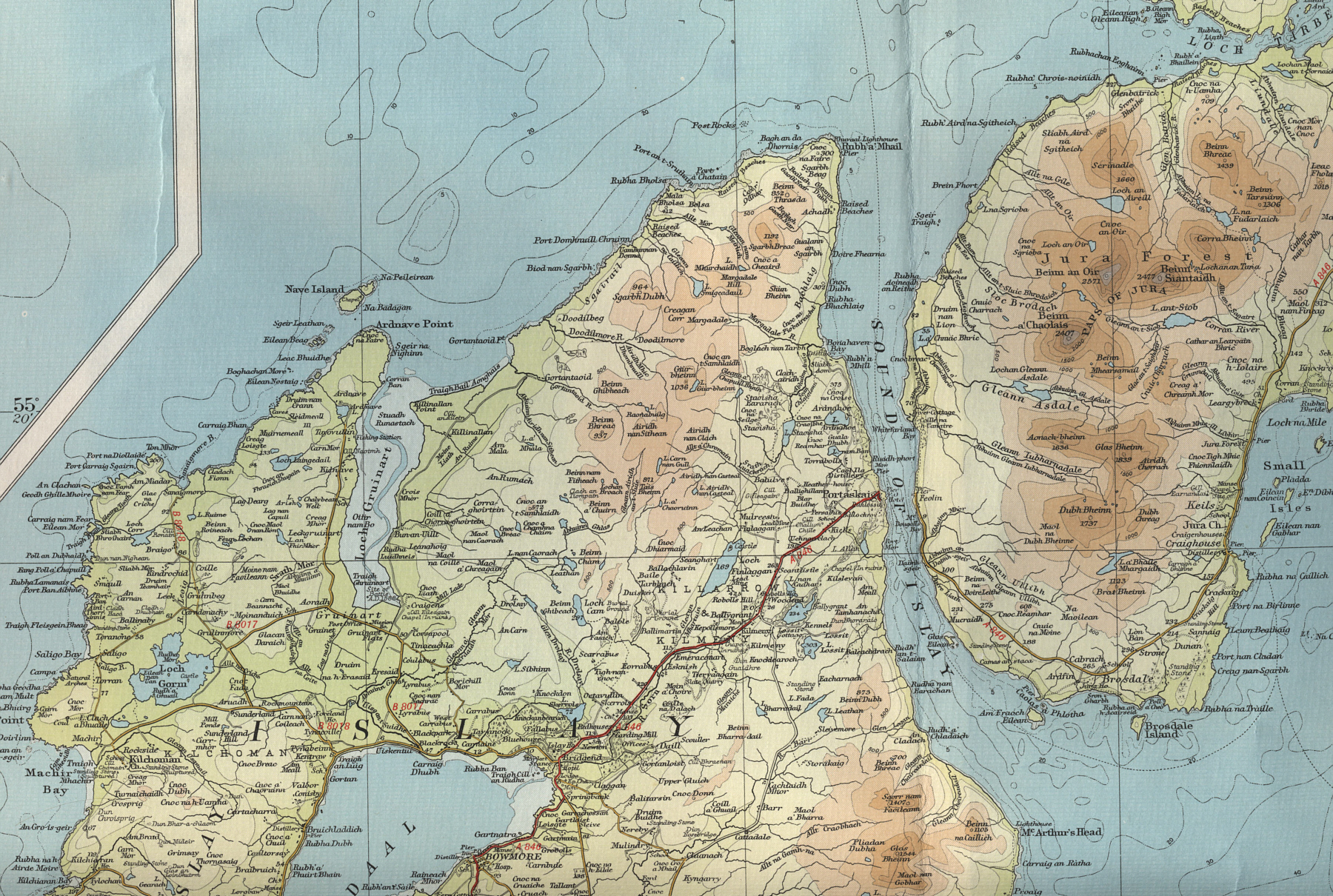 Map Islay North 