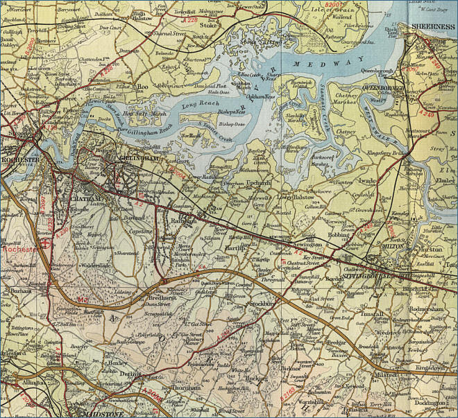 River Medway Map