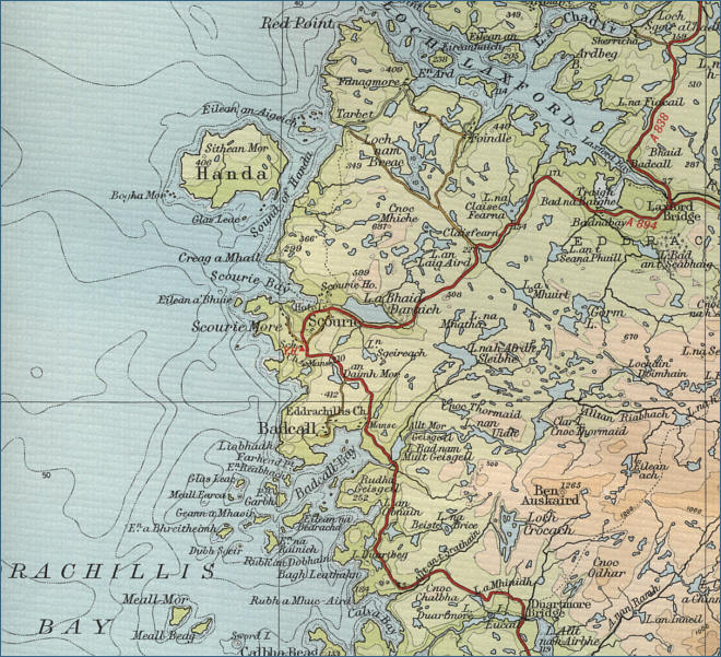 Scourie Map