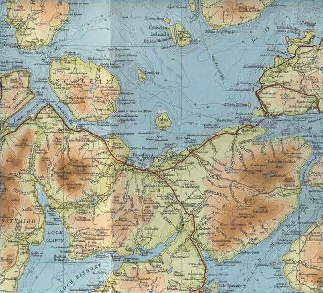 East Skye Map