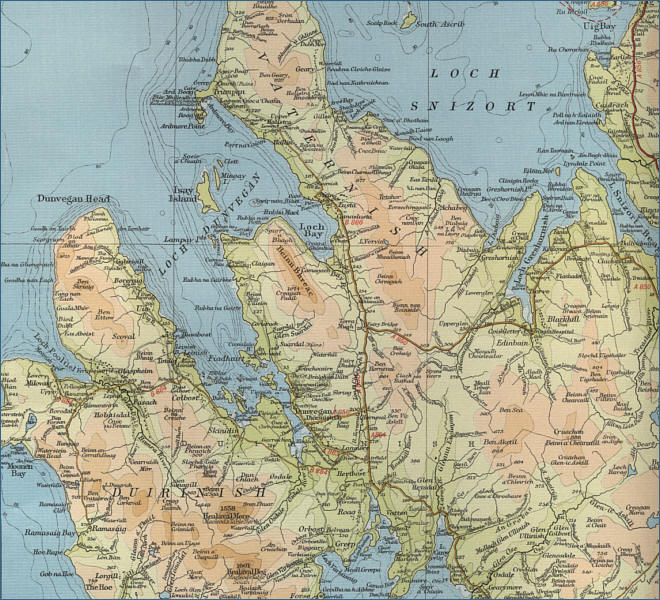 West Skye Map