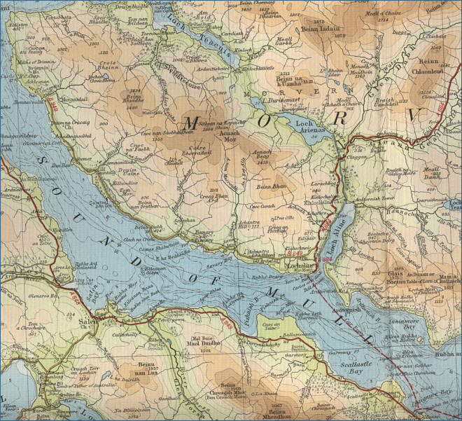Sound of Mull Map