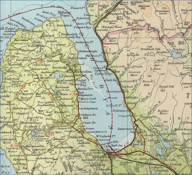 Stranraer Map