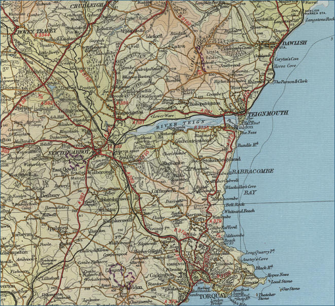 Teignmouth Map