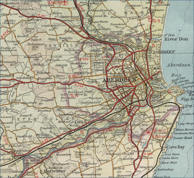 Aberdeen Map