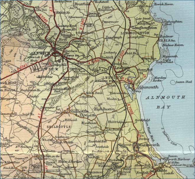 Alnmouth Map