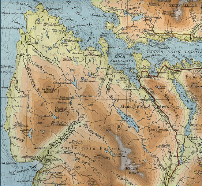 Applecross Map