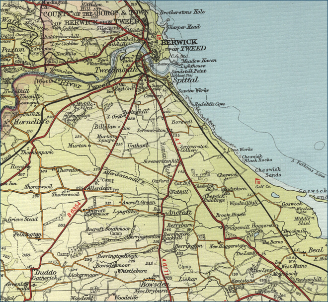 Map Of Berwick Holiday Park