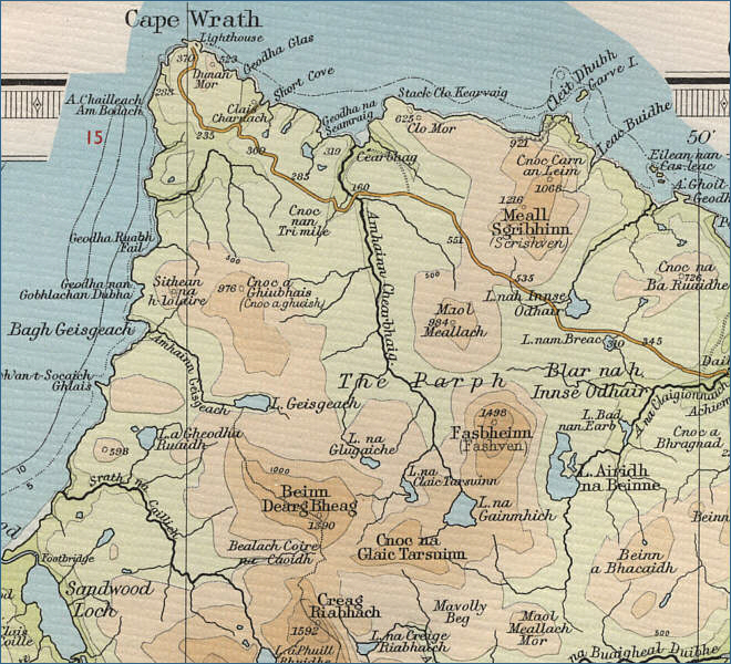 Cape Wrath Map