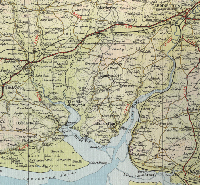 Carmarthen Map