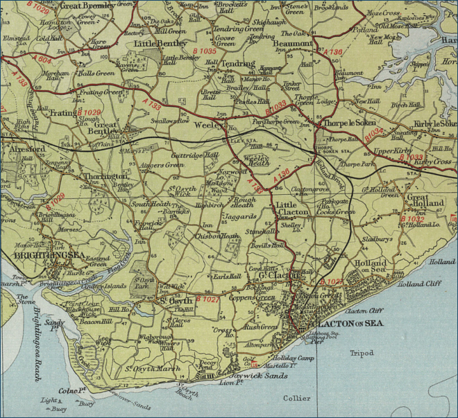 Clacton Map