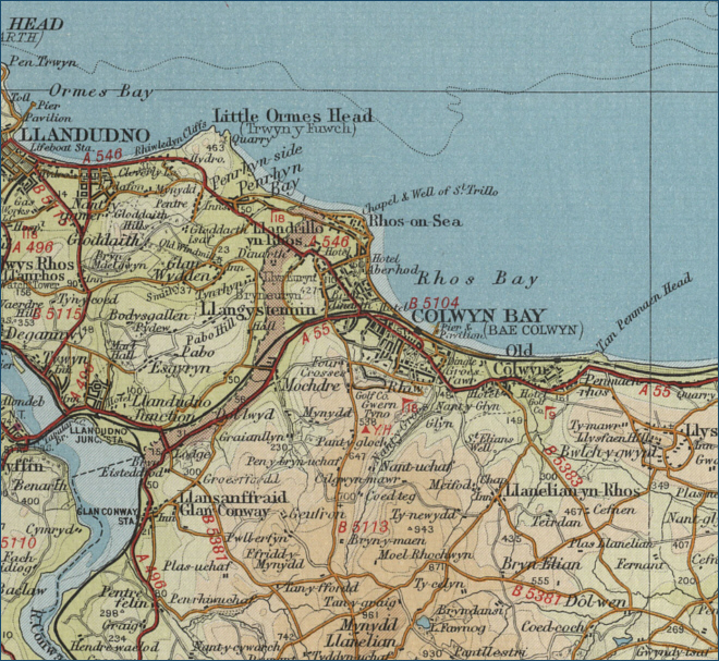 Colwyn Bay Map