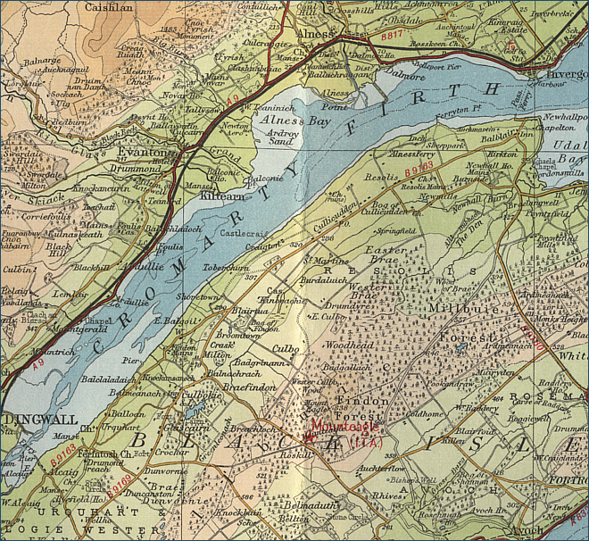 Cromarty Firth Map