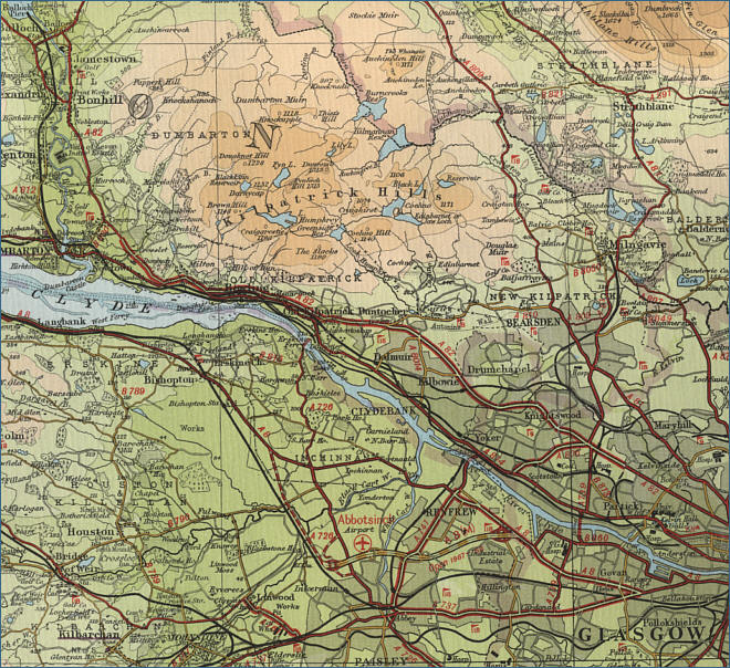 Glasgow Map