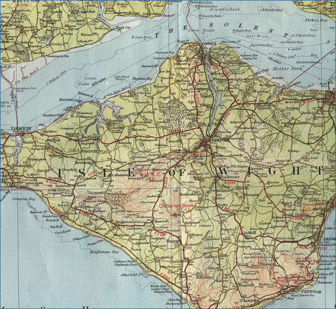 Isle of Wight Map