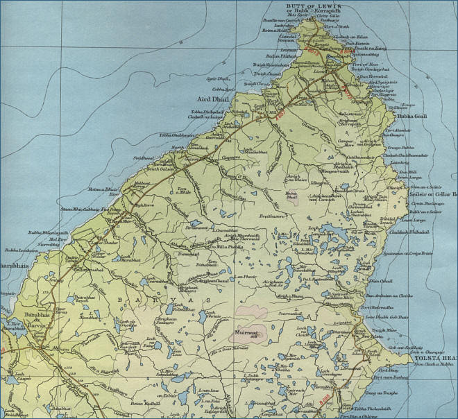 North Lewis Map