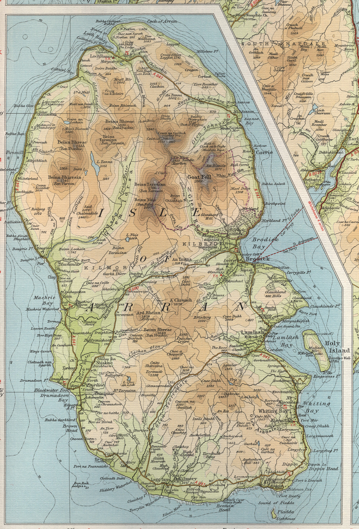 Map Arran 